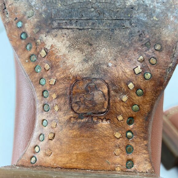 Los Altos Boots 6X Cognac Ostrich Fashion Cowboy Western Boots Mens US 7 EE $370 - Picture 10 of 12